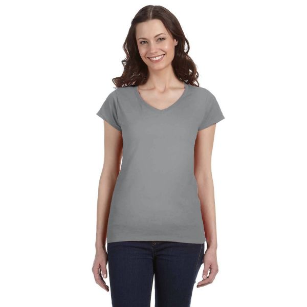 Gildan Ladies' SoftStyle® Fitted V-Neck T-Shirt