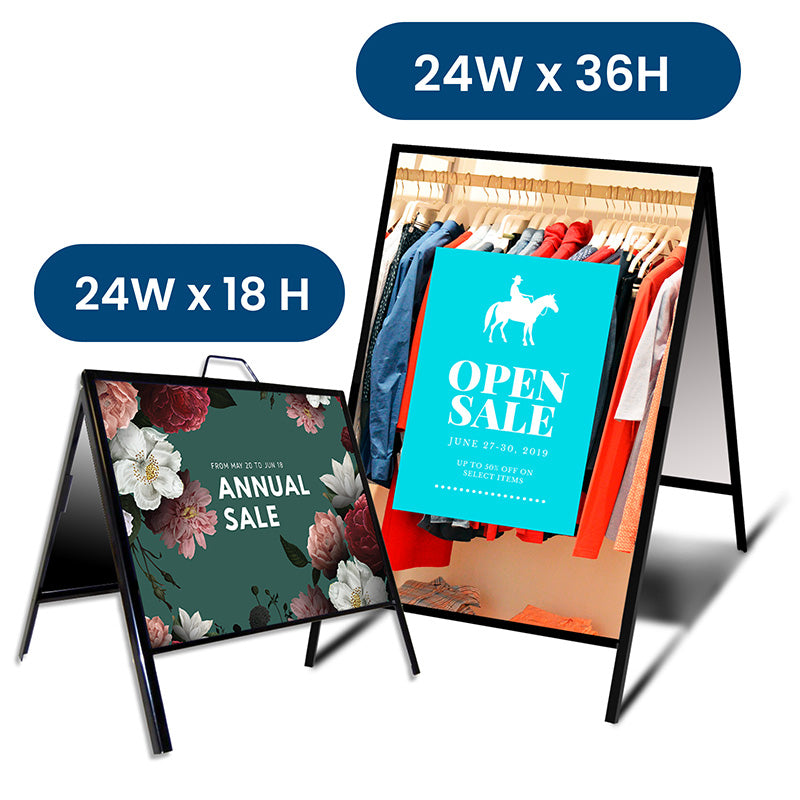 A-Frame Signs (Frame and signs)