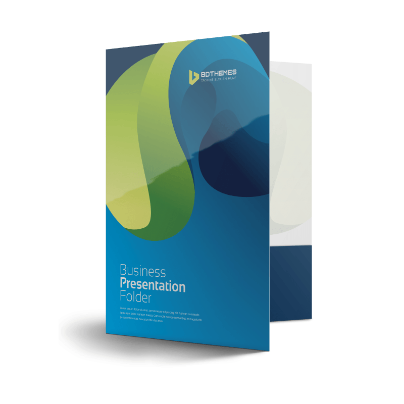 Presentation Folders 14pt + UV (High Gloss)