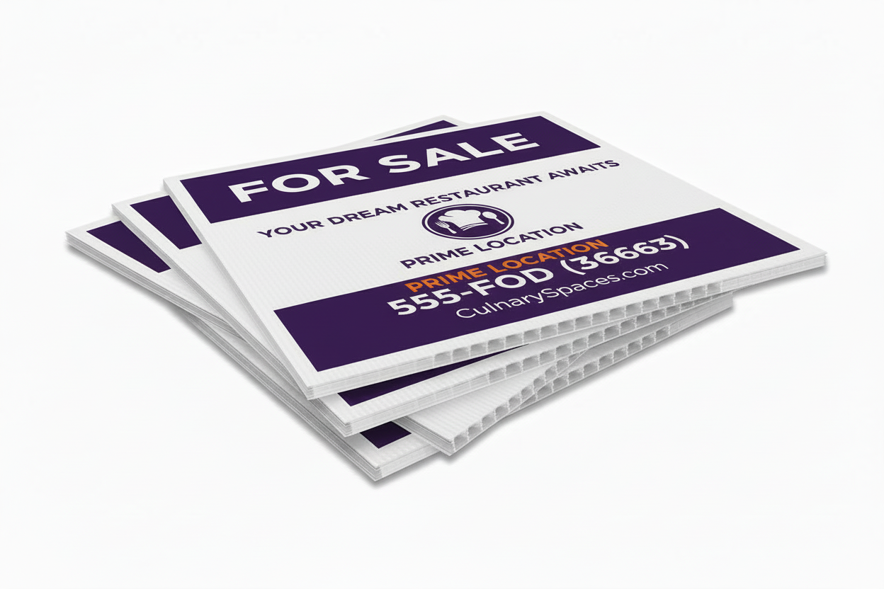 4mm Coroplast Signs