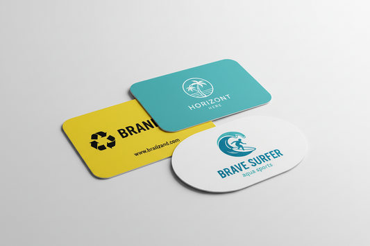 Die-Cut Business Cards - Matte