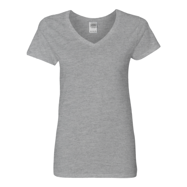 Gildan Heavy Cotton Women’s V-Neck T-Shirt 5V00L