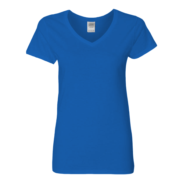 Gildan Heavy Cotton Women’s V-Neck T-Shirt 5V00L