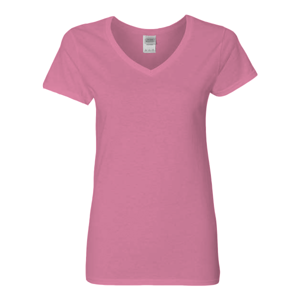 Gildan Heavy Cotton Women’s V-Neck T-Shirt 5V00L
