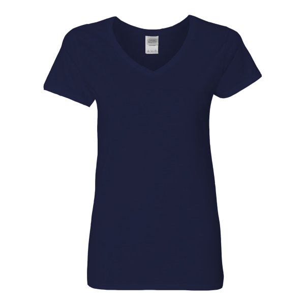 Gildan Heavy Cotton Women’s V-Neck T-Shirt 5V00L
