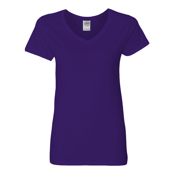 Gildan Heavy Cotton Women’s V-Neck T-Shirt 5V00L