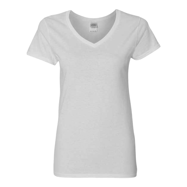 Gildan Heavy Cotton Women’s V-Neck T-Shirt 5V00L