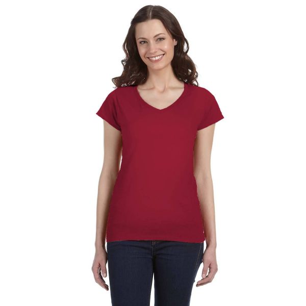 Gildan Ladies' SoftStyle® Fitted V-Neck T-Shirt