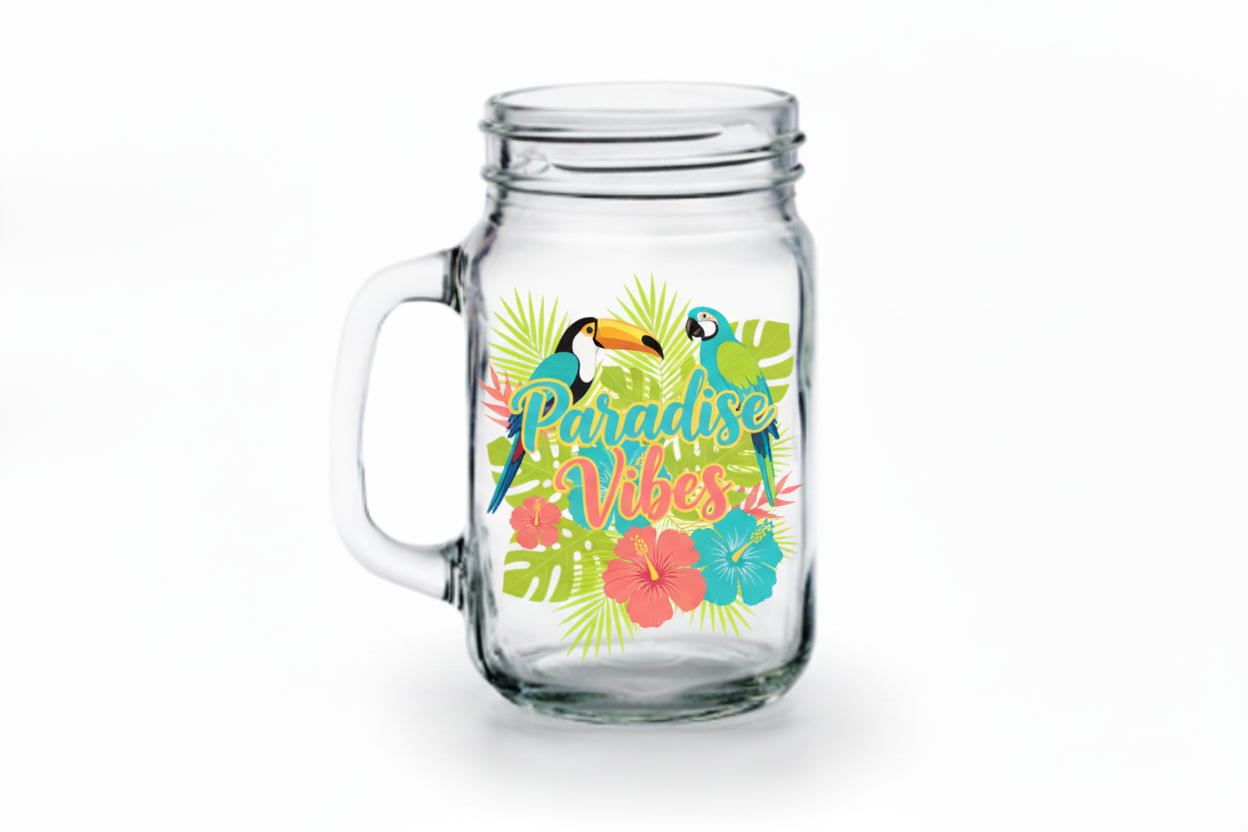 12oz Clear Mason Jars