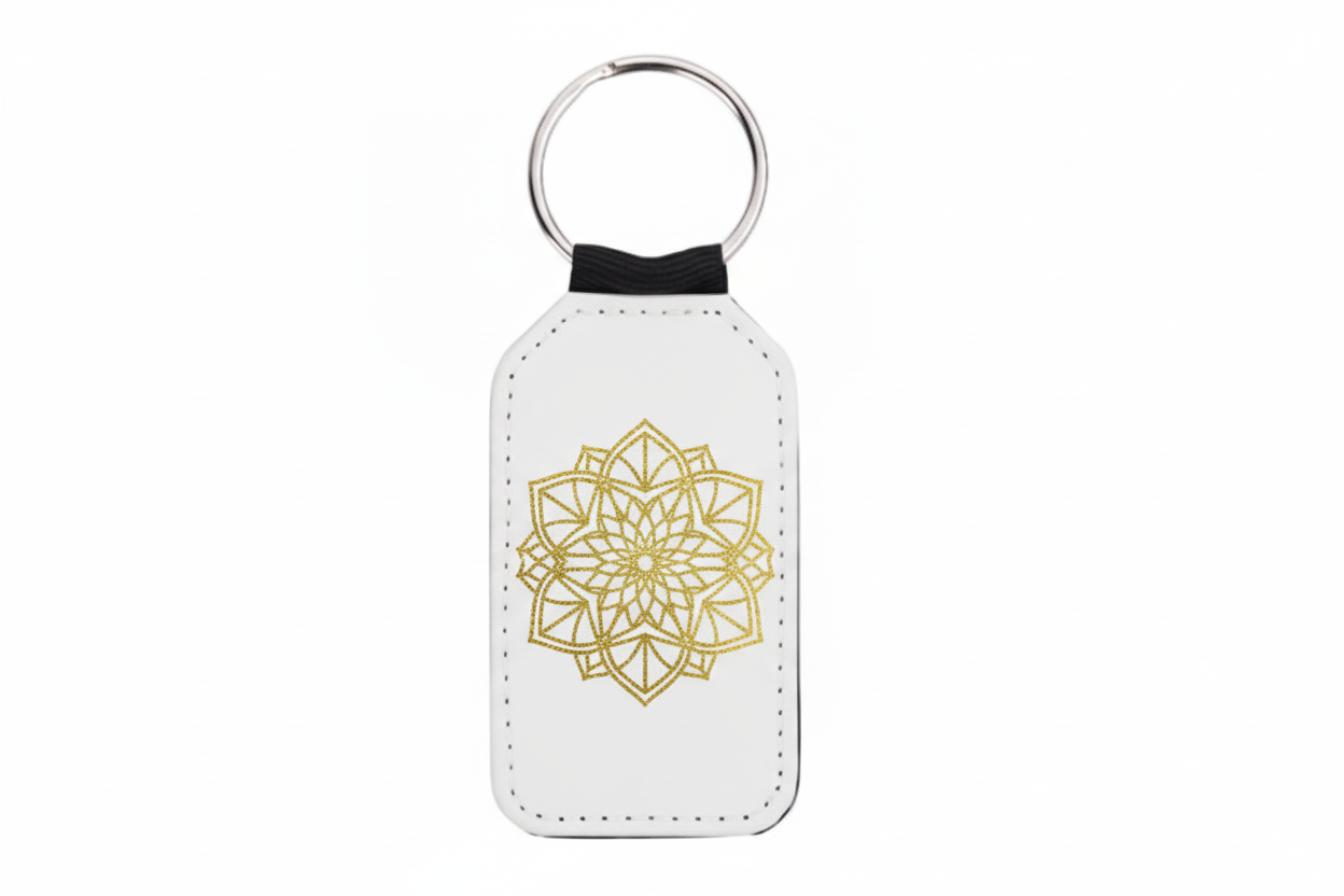Personalized Vegan Leather Keychains (Pack of 10)