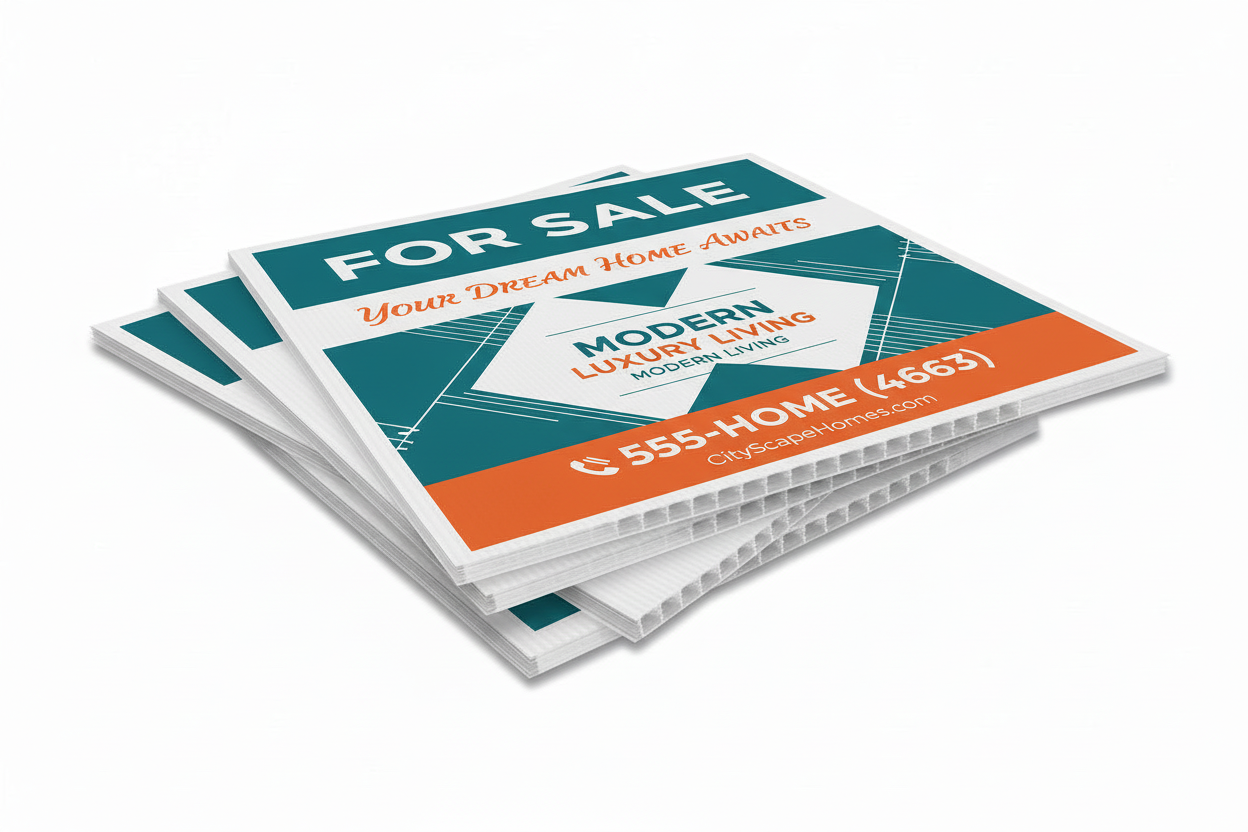 10mm Coroplast Signs