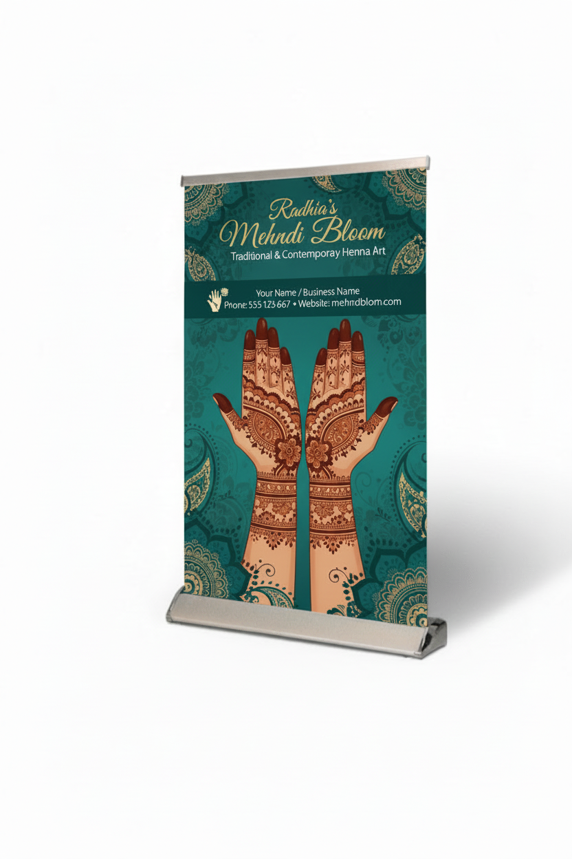 Table Top Pull Up Banner