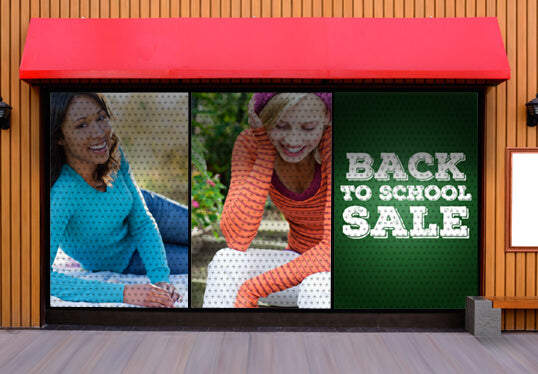Perforated Vinyl Window Graphics